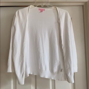 White lilly Pulitzer sweater